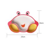 Food Feeding Silicone Baby Tray Crab Shape Suction Placemat Plate Eco Friendly