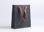 Reusable Felt Tote Bag With Leather Shoulder Strap carry shopping bag​