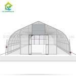 Agricultural Hydroponic Single Span Greenhouse For Mushroom Cultivation