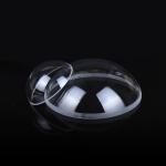 Round 80mm Optical Glass Lens , 10-5 To 60-40 Infrared Fresnel Lens