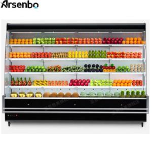 Quality Durable Vertical Open Chiller Display , 220V Multideck Refrigerated Display Cabinets wholesale