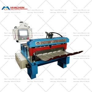 Quality Trapezoidal Curving Roof Arching Steel Panel Roll Forming Machine wholesale