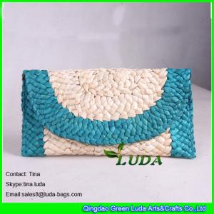 Quality LUDA fashion straw handbags cornhusk straw clutch bag wholesale wholesale