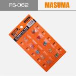 MASUMA NO. FS-062 50-30A 10 Pcs Automotive Colorful Assortment Kit Fuses For Car