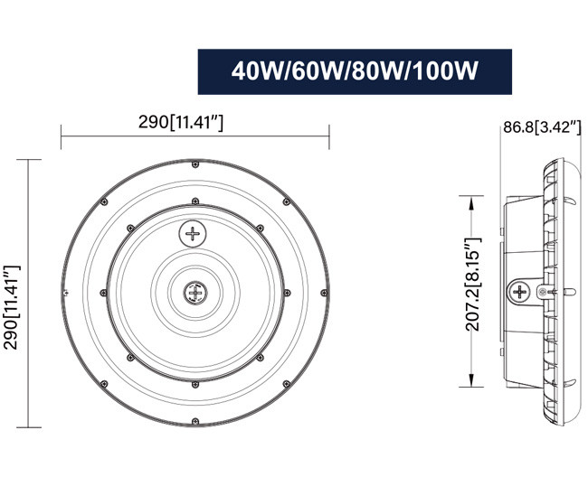 Long Lasting LED Garage Canopy Lights IP65 For Brighter Spaces
