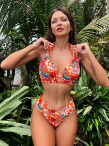 Quality Bikini Solid Swimwear For Women Colorful Sexy Fashion The New Style In Stock Backless Comfortable wholesale