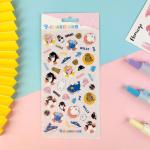 Manufacturer Direct Custom Cartoon Cute Animal Transparent Stickers PVC Sticker