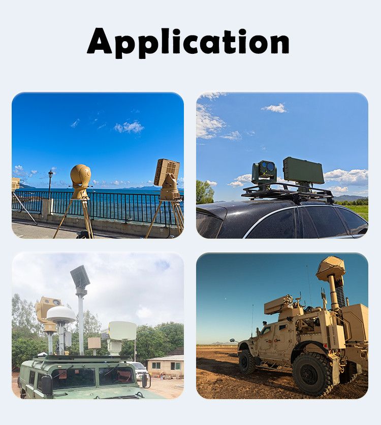 Long Range Security perimeter surveillance radar For Tracking Drone Jammer Price