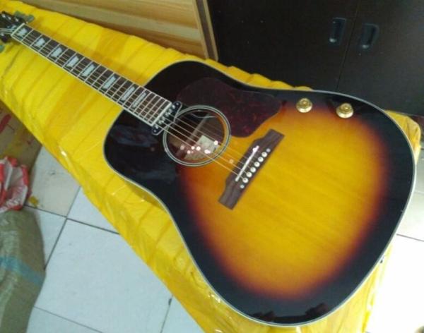 3 tones Chibson G160E Acoustic guitar sunburst John Lennon G160 electric