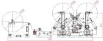 1200mm 250gsm Carbonless Paper Jumbo Roll Slitter Rewinder NCR Slitter Rewinder