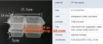 Fast food container disposable take away plastic lunch box,Avocado Onion Tomato