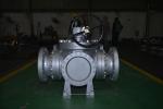 Three Way Top Entry 600lb T Type Ball Valve