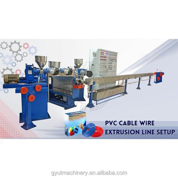 180kg per hour Capacity PVC Insulation Machines for Electrical Wire Cable