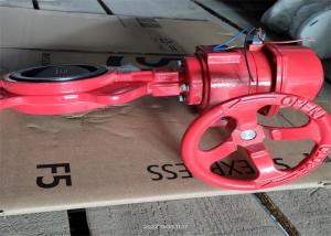 Quality Red Signal Wafer Butterfly Valve Water Medium Fire Protection wholesale