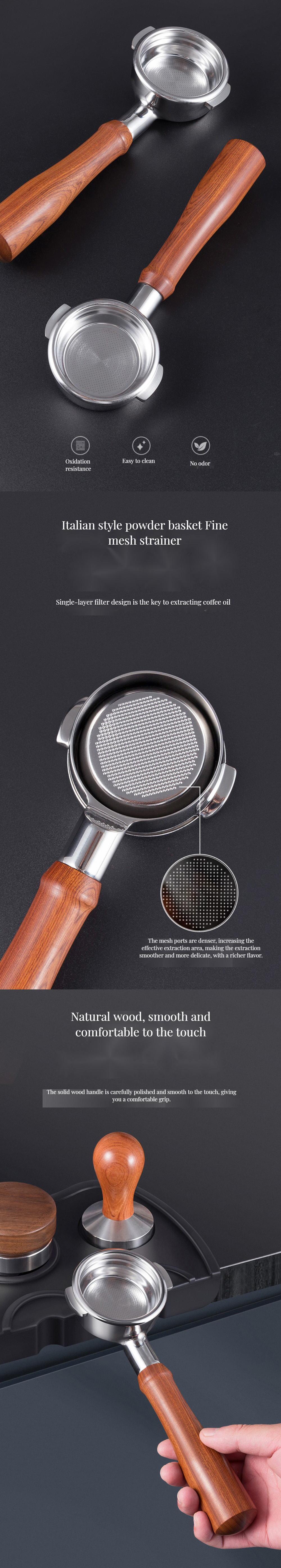 Silver 51MM Magnetic Coffee Dosing Ring with Customize Logo Acceptable Barista Tamper