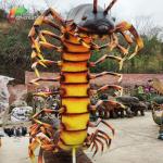 Well Treated Steel Frame Animatronic Centipede Giant Robotic Animals Waterproof