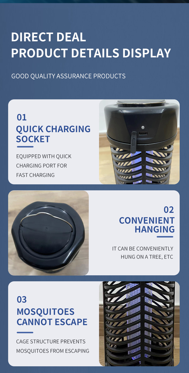 Professionally Manufactured ECO Electronic Mosquito Killer Lamp for Mosquito Infestation