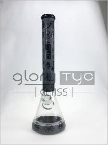 Quality Beaker Water Pipes Glass Bongs 18 Inches Borosilicate Percolator Bubbler Pipe wholesale