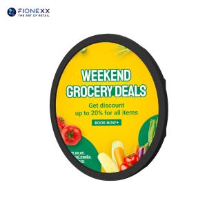 Quality 1280x1280 Resolution Circular Lcd Display for Retail Store Digital Advertising Poster wholesale