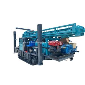 Quality High-Performance Crawler-Mounted Water Well Drilling Machine 350m Depth 91KW Yuchai Engine For Sale wholesale