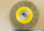 Industrial Steel Circular Wire Wheel Cleaning Brush For Bench Grinders