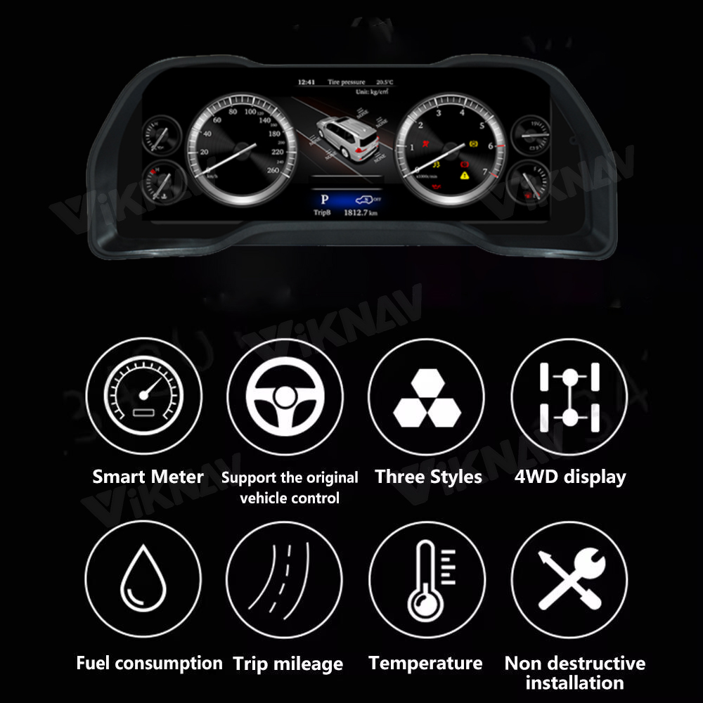 2014-2019 Toyota 4runner Instrument Cluster Digital Gauge Speedometer Dashboard Screen