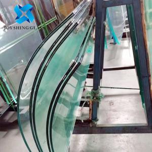 Quality Low Iron Curved Tempered Laminated Glass For Elevator wholesale