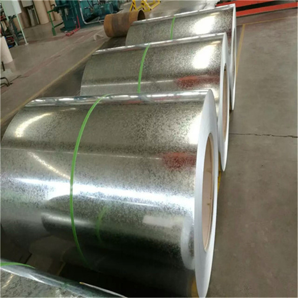 Regular Spangle 250g Zinc Galvanised Steel Strip Roll Q195 Q345