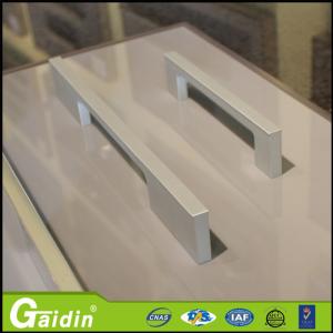 Quality toilet cupboard drawer foshan hardware 128mm shining aluminum cabinet handle wholesale