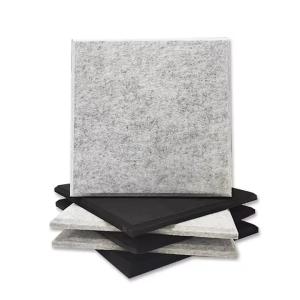 Quality 2025 Self-adhesive Hexagon Polyester Fiber Sound Absorbing Panel Hexagon PET Felt Sound Proof Wall Panels Acoustic Panels wholesale