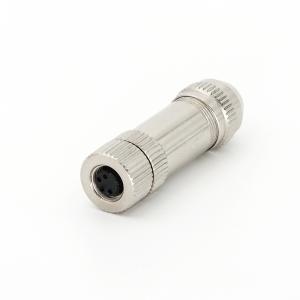 Quality Field Wireable M8 Female Connector 4 Pin Straight wholesale