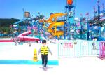 FRP Outdoor Aqua Playground Holiday Recreation Water Play Slide