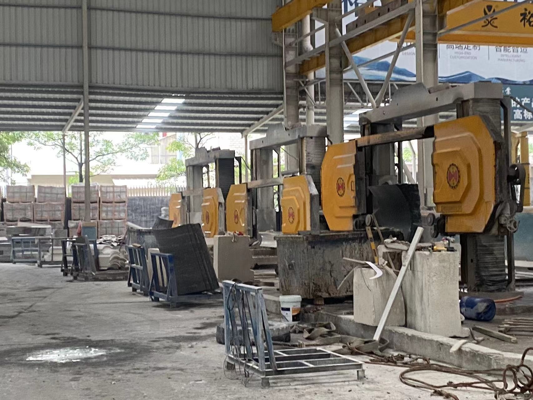 CNC Diamond Wire Saw Machine For Circular Stone Slab Column Numberal Letter And Other Sprecial Shapes