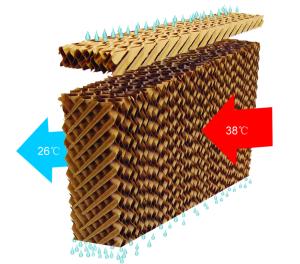 Quality Auto Broiler Layer Pig Cooling Pads For Poultry Houses wholesale