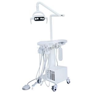 Quality Dental Tray LED Lamp Operate Portable Dental Unit With Air Compressor wholesale