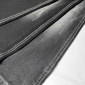 Quality Stretch Gray Cotton Twill Denim Fabric For Skinny Jeans 12.5 Oz wholesale