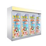 Upright Refrigeration Glass Door Commercial Refrigerator And Freezer