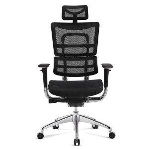 Quality Adjustable Aluminum Base High Back Swivel Ergonomic Chair for Executive Office Furniture wholesale