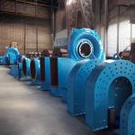Vertical Water Turbine Generator 50Hz Brushless 220V-690V Air Cooled Outdoor