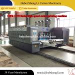 Carton Printing Slotting Die Cutting Machine With 3 Years Warranty