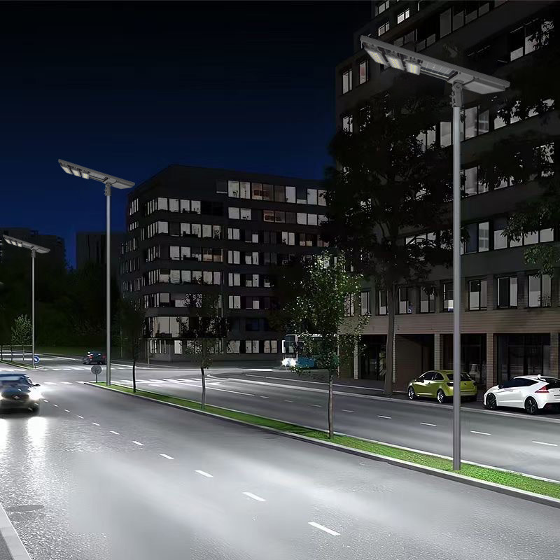 Waterproof All-in-One Solar Powered LED Street Light with Lifepo4 Lithium Battery