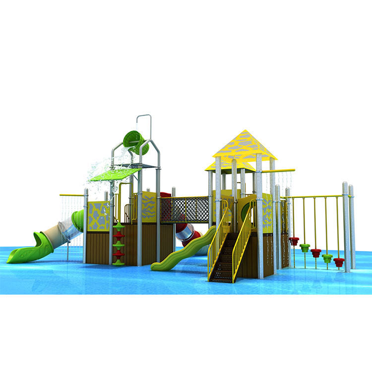 Amusement Aqua Spray Water Playground Slide Equipment Fiberglass