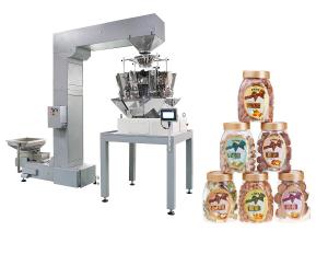 Quality Multiheads Weigh Fill Machine For Food In Box / Bottle / Can / Doybag wholesale
