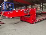 28 Tire Gooseneck Hydraulic Low Bed Transport Truck Semi Trailer with Jost
