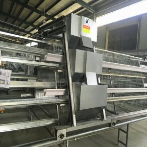 Quality 430x450x410mm 3 Tier Layer Cage , Soncap Layer Farming Equipment wholesale