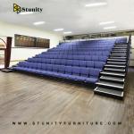 Comfortable Small Floor Space Automatic Retractable Bleacher System