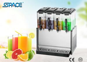 Quality Four Tanks Cold Drink Dispenser Commercial / Juice Beverage Dispenser wholesale
