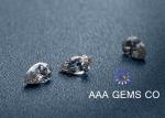 White Color Pear Cut Loose Moissanite Stones Synthetic For Jewelry
