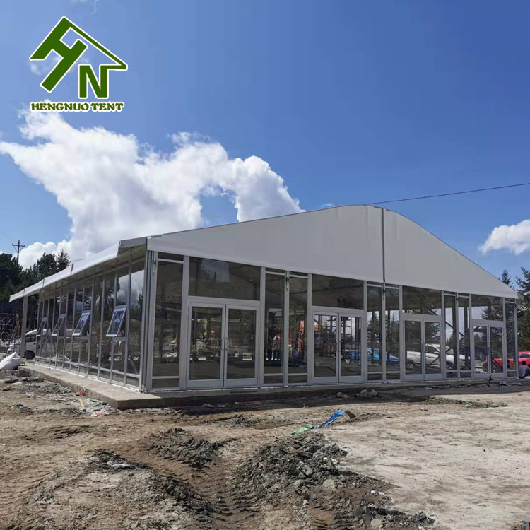 Luxury Arcum Aluminum Structure Tent 4m High Outdoor Event White PVC Tent