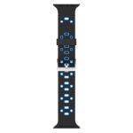 Two tone colors 38 40 42 44 mm Silicone Watch Strap for Apple Watch